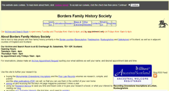 Desktop Screenshot of bordersfhs.org.uk