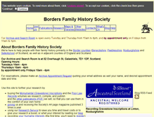 Tablet Screenshot of bordersfhs.org.uk